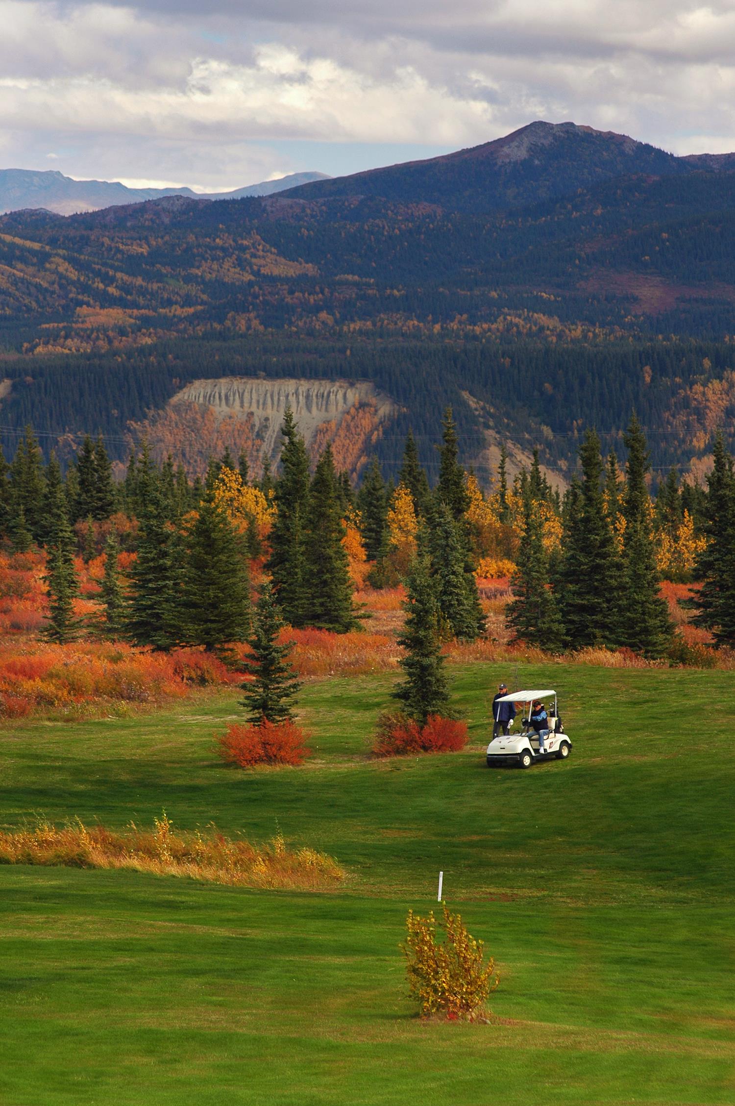 Tundra Mountain Golfing Gray Line Alaska