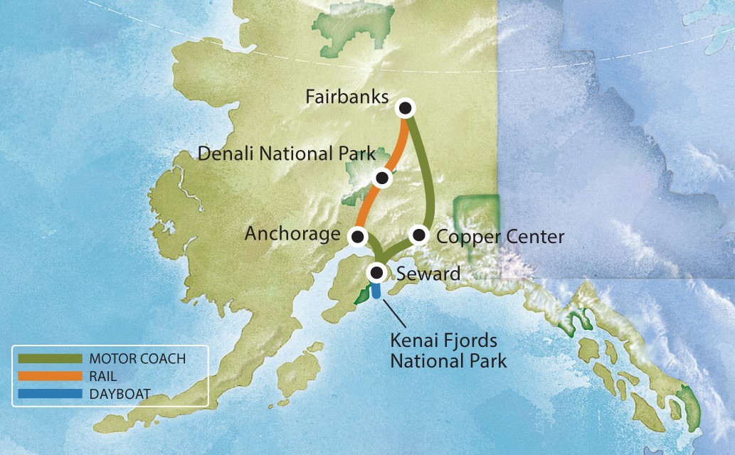 Alaska National Parks Escorted Tour Gray Line Alaska